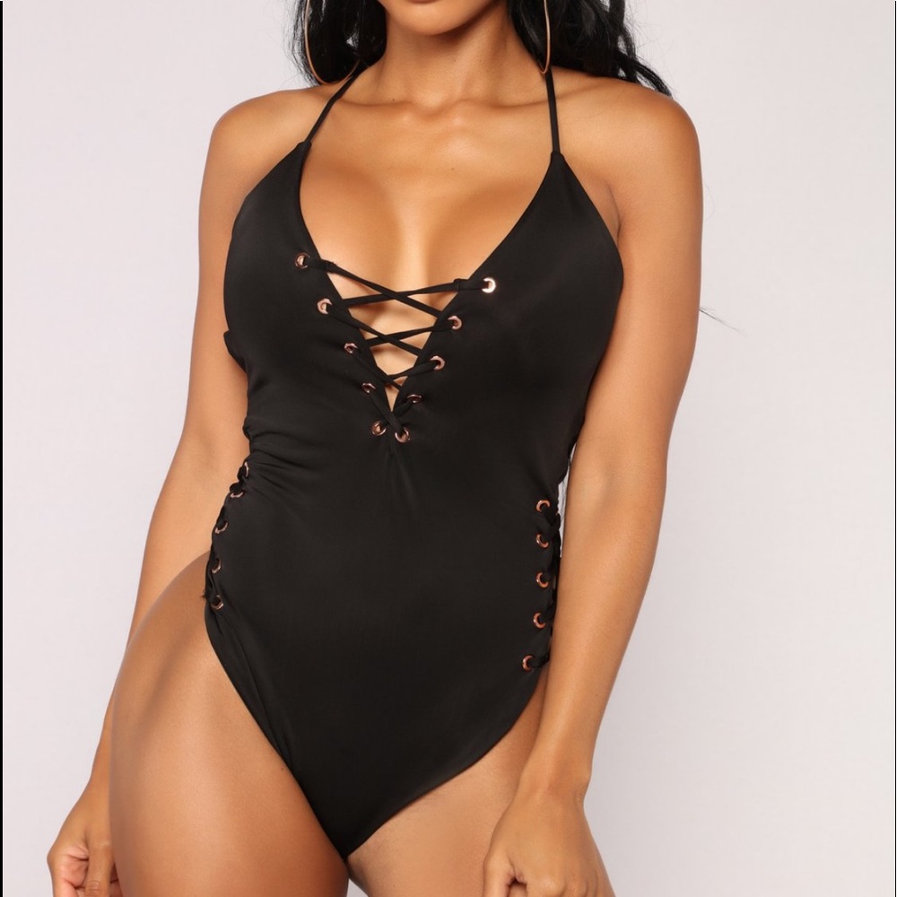 One piece bathing suit